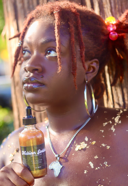 Nubian Goddess Glow Body Oil
